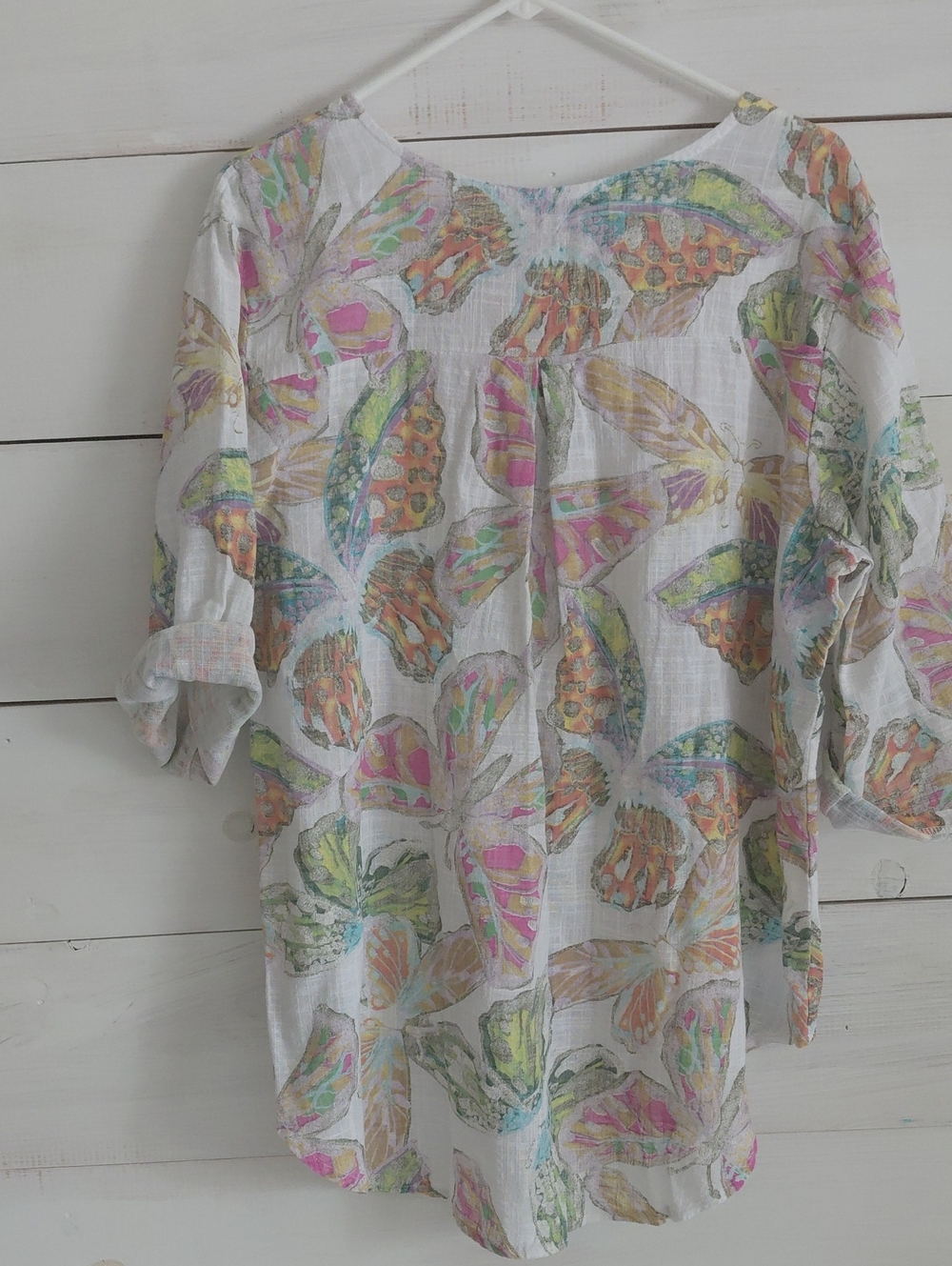 Tempo PARIS butterfly Top M/L Nwt - Picture 5 of 8